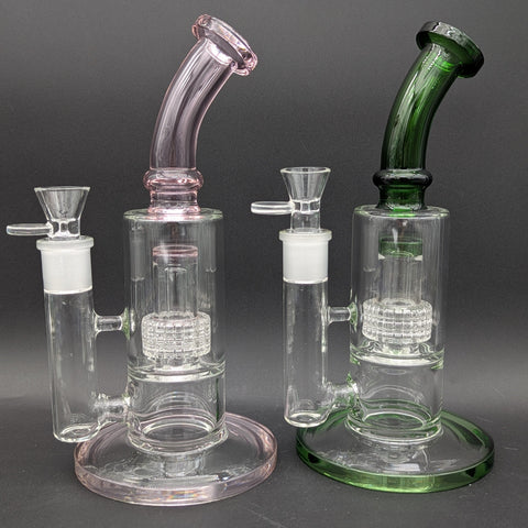 10" Mini Matrix Dome Bent Neck Bong