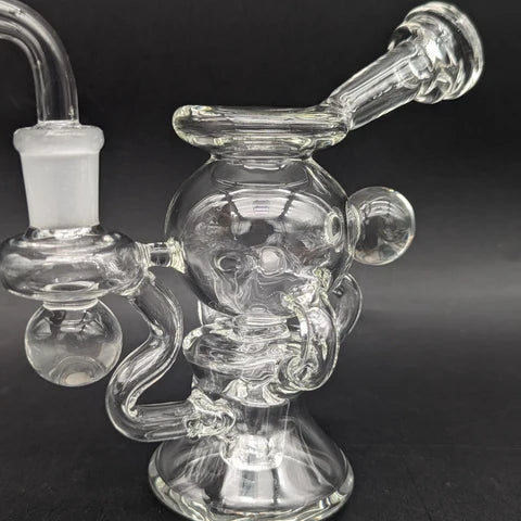 5" Triple Uptake Sphere Recycler Dab Rig