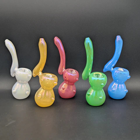 6" Iridescent Standing Bubbler