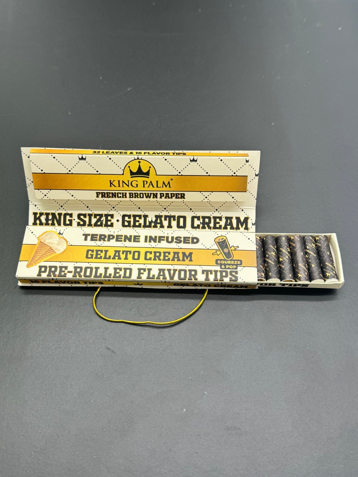 King palm flavor booklets w/tips Gelato cream