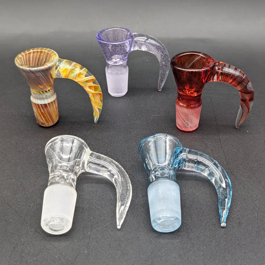 GREEK GLASS FULL COLOR 18MM 4 HOLE SLIDE