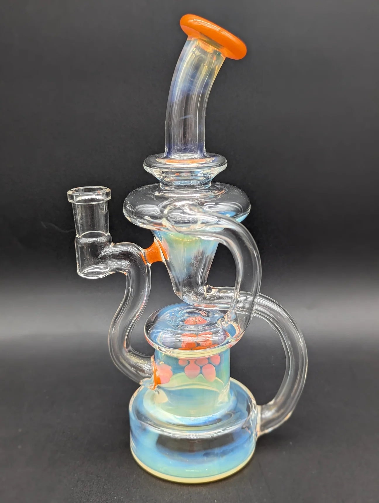UZZI GLASS FLOATING RECYCLER DAB RIG