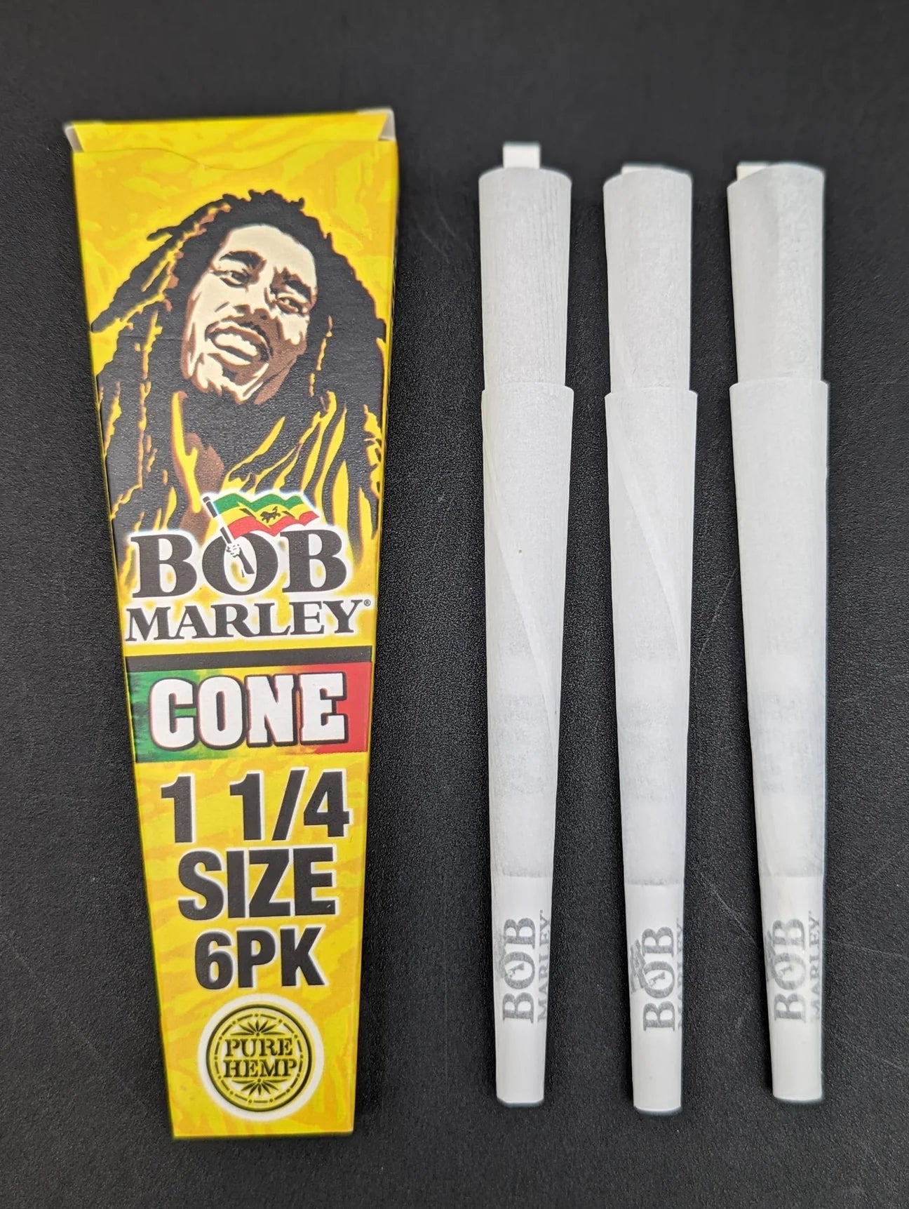 BOB MARLEY PRE-ROLLED HEMP CONES | 1 1/4 | 6P