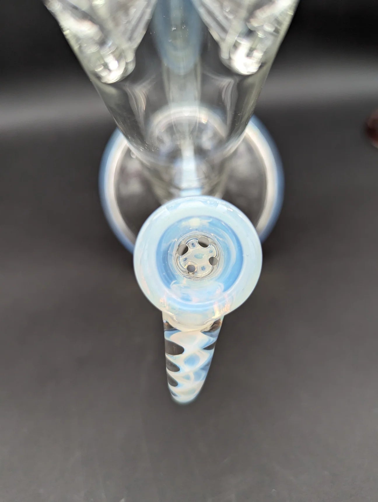 2K GLASS DUAL GRIDLINE PERC BONG