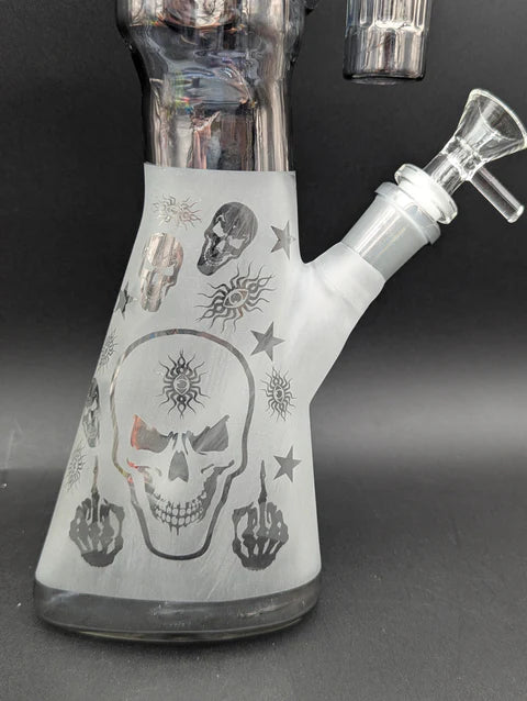 AR-15 Glass Sandblasted Gun Bong