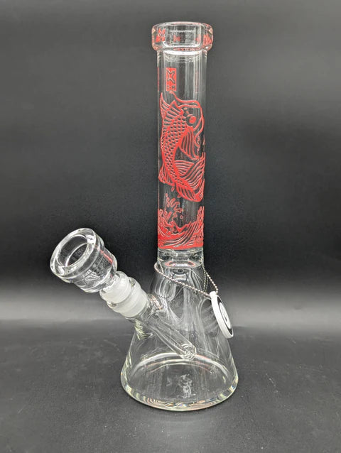 Milkyway Glass Koi Carp 10″ Beaker Bong