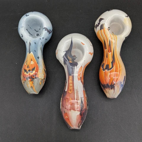 Halloween Design Hand Pipe 4"