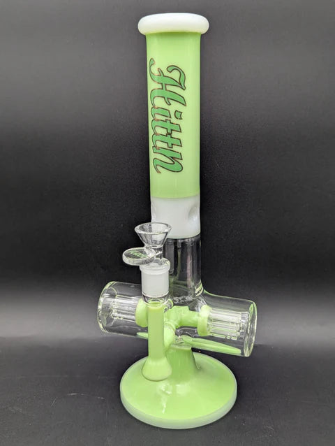 Hittn Glass 12" Dual Inline Trees Bong