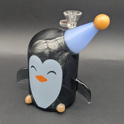 Hittn Glass 5" Party Penguin Water Pipe