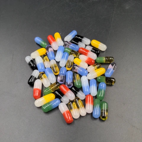 Dual Color Glass Terp Pills | Individual Pills