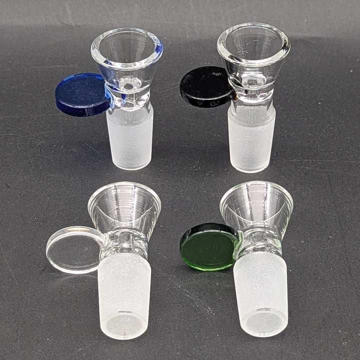 Round Handle Classic Glass 18mm Bong Bowl