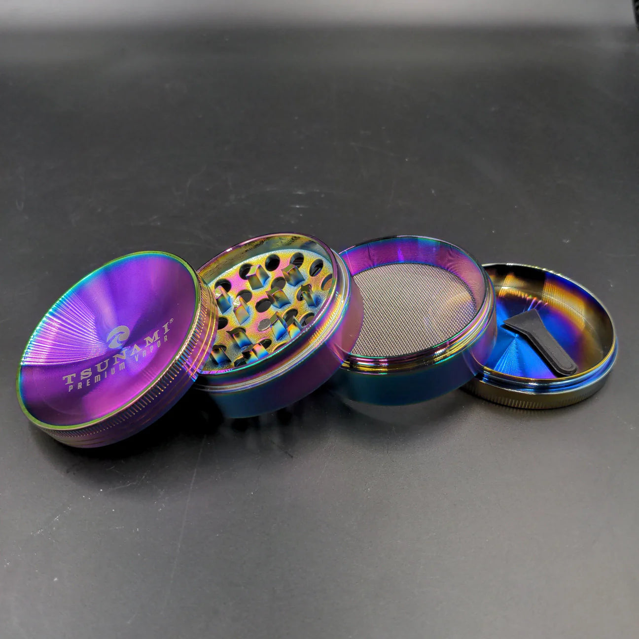 TSUNAMI DRY HERB GRINDER 4 PIECE 63MM