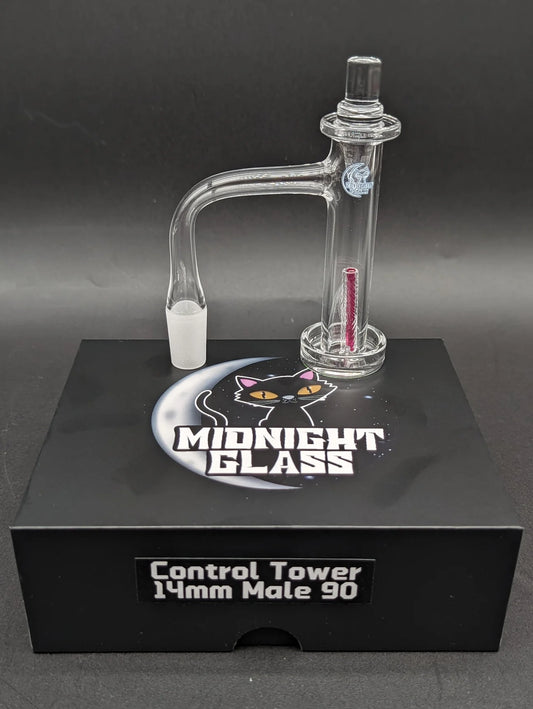 MIDNIGHT QUARTZ CONTROL TOWER BANGER SET 14MM