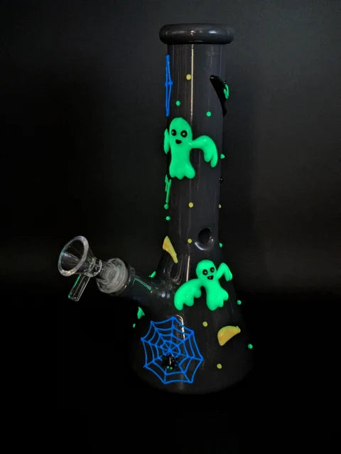 10" 3D Halloween Beaker Bong