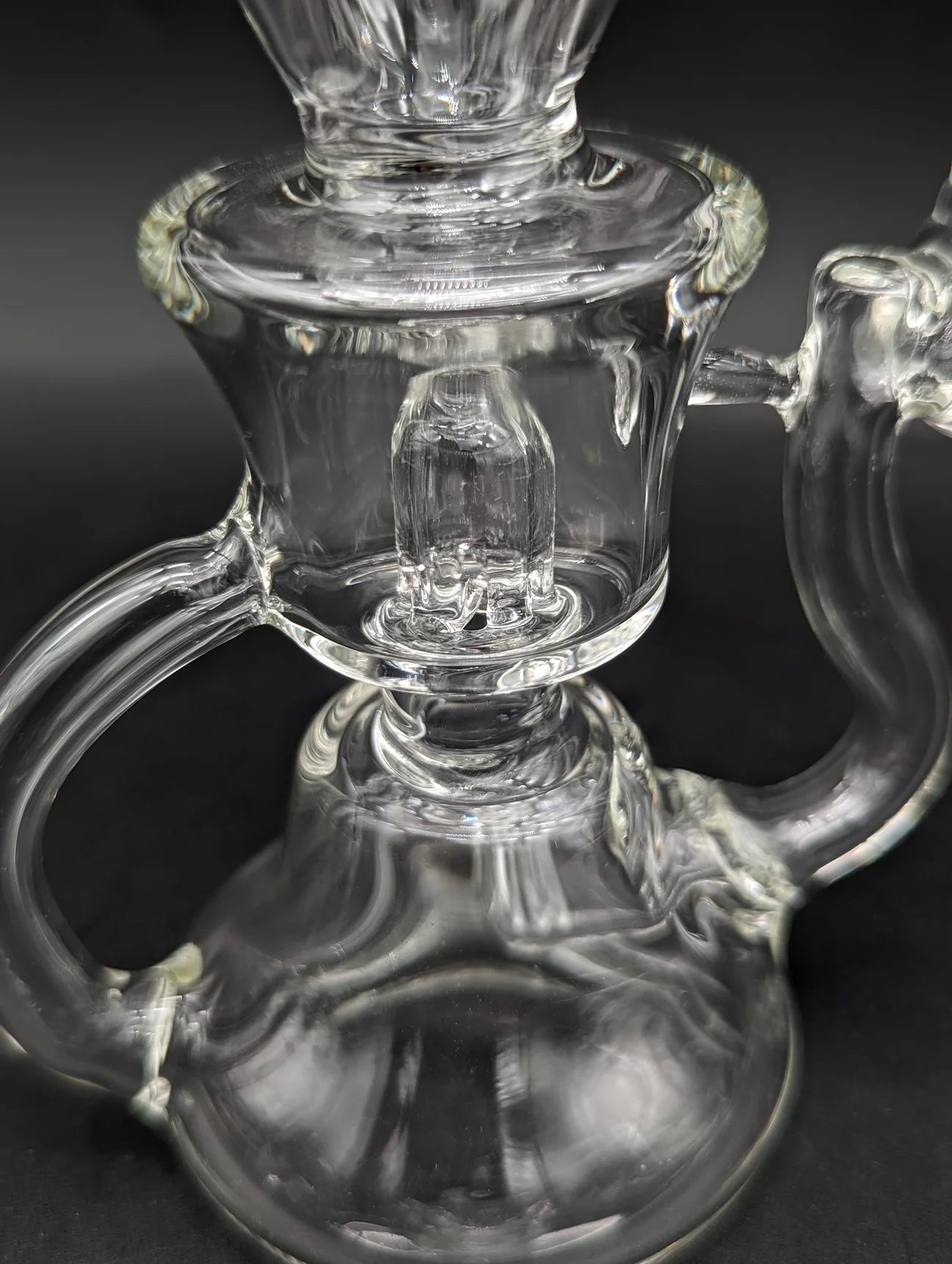 6" DOUBLE SLIT RECYCLER DAB RIG