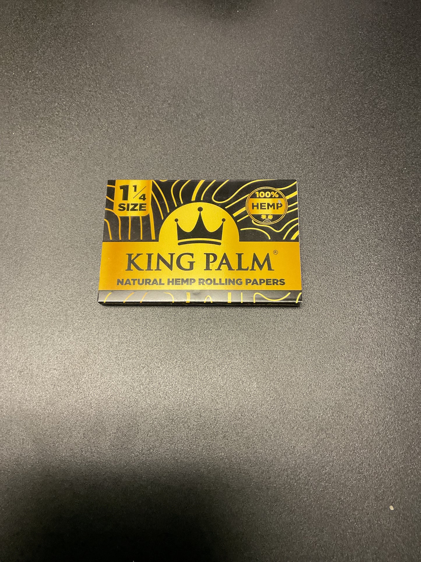 KING PALM 1 1/4 HEMP PAPERS W/ TIPS