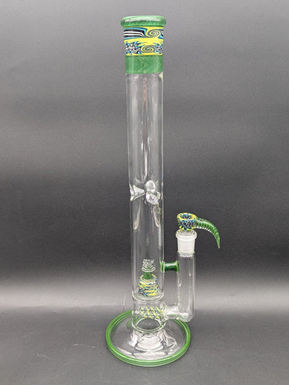2K Glass Dual Gridline to 180 Grid Cap Bongs