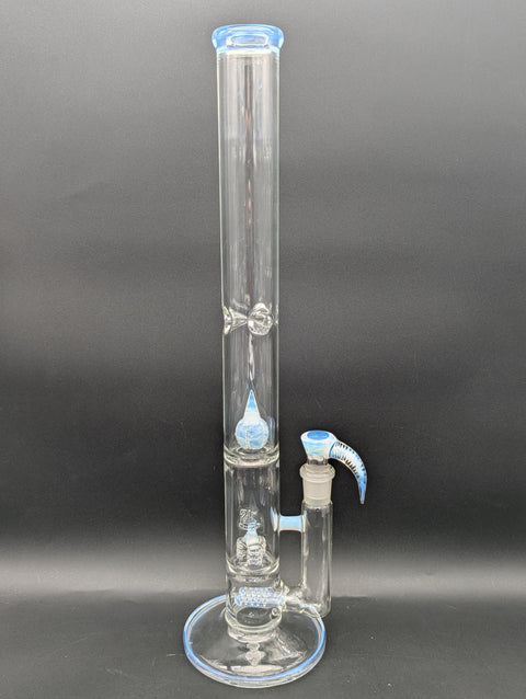 2K Glass - Triple Perc Tube - Purple Worked