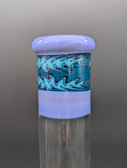 2K Glass Dual Gridline to 8 Arm Bongs - Color Accented