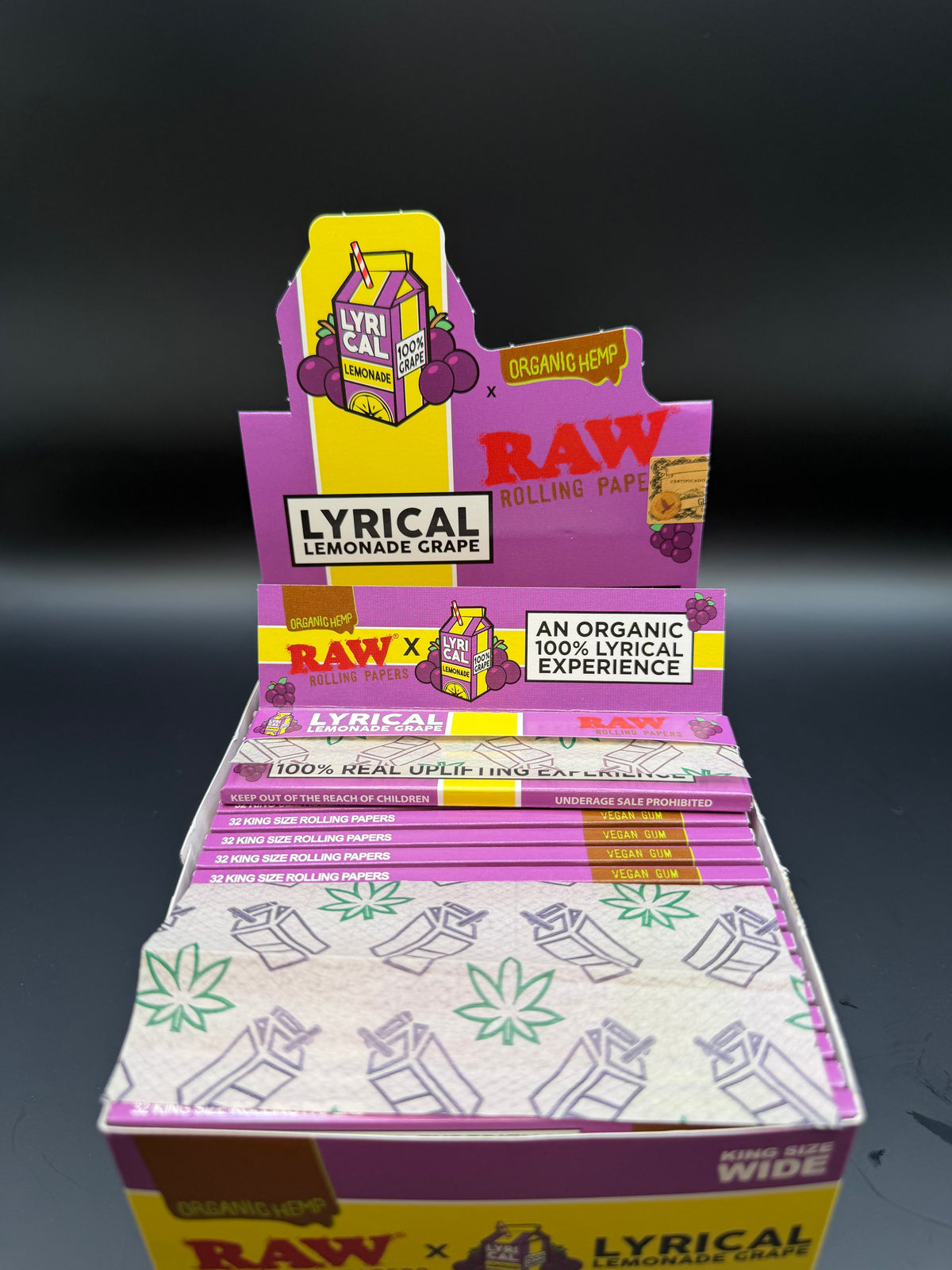 Lyrical lemonade x Raw KING SAIZE GRAPE