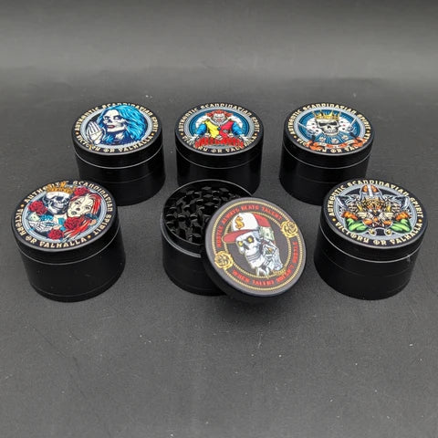 45mm Black Skull Grinder