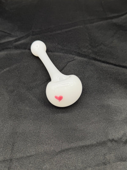 Sqwash glass heart bowl