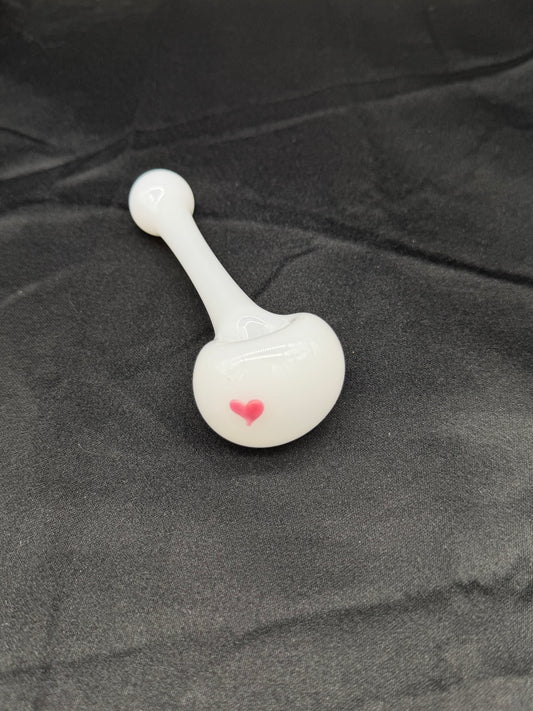 Sqwash glass heart bowl