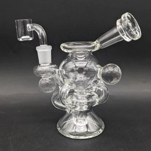 5" Triple Uptake Sphere Recycler Dab Rig
