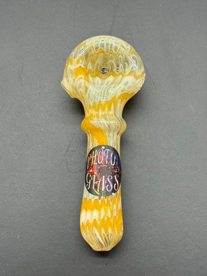 PHOTON GLASS LINE WORK SPOON