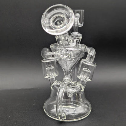 6" Dual Uptake Vortex Recycler Dab Rig