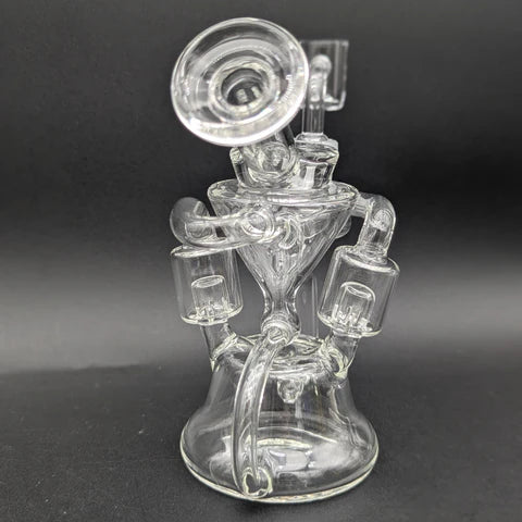 6" Dual Uptake Vortex Recycler Dab Rig