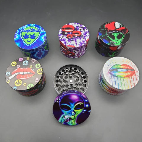 63mm Herb Grinders Lips/Aliens