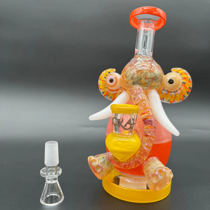 LOOKAH 9" MINI MULTICOLORED ELEPHANT