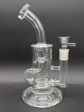 9" Clear Klein Recycler Bong