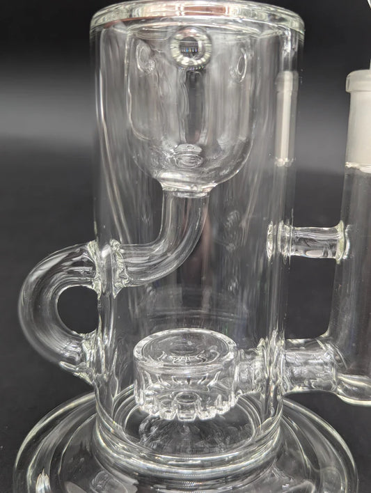 9" Clear Klein Recycler Bong