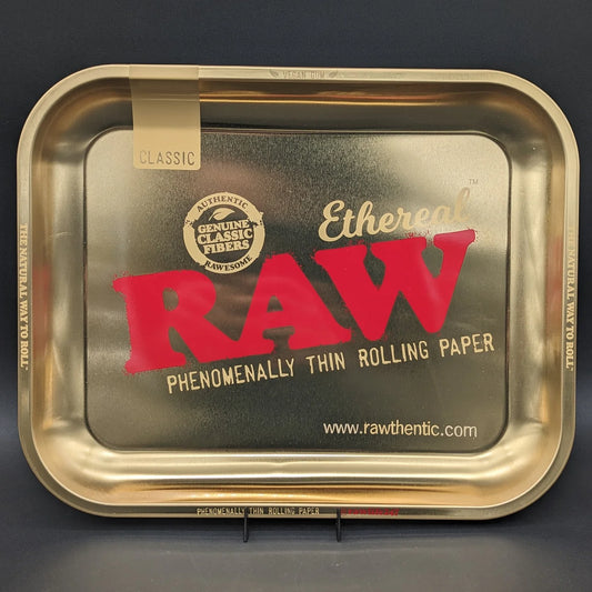 RAW ETHEREAL METAL ROLLING TRAY - LARGE