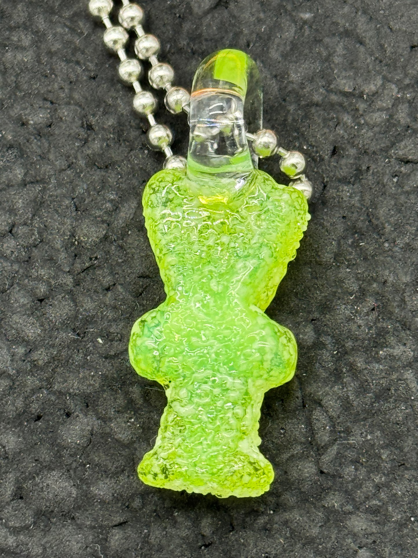 Emperial glass sour kid pendant