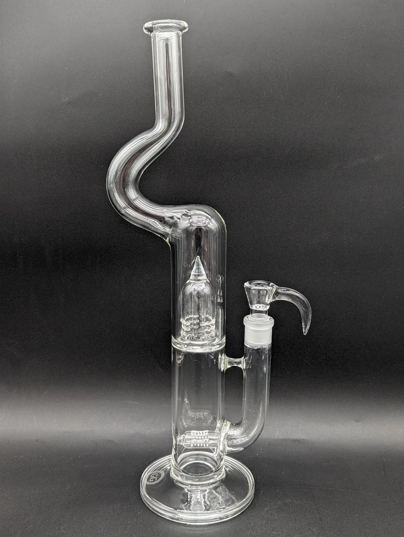 GREEK GLASS 17" NATTY NECK INLINE DOME