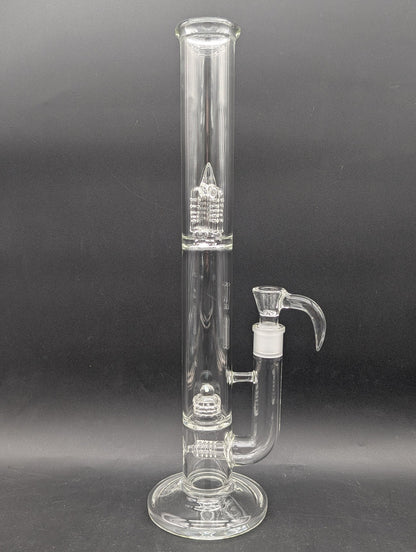 GREEK GLASS INLINE TO 360 GRID CAP TUBE W/ OPAL