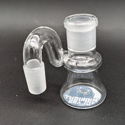 MIDNIGHT GLASS CLEAR DRY ASH CATCHER 18MM