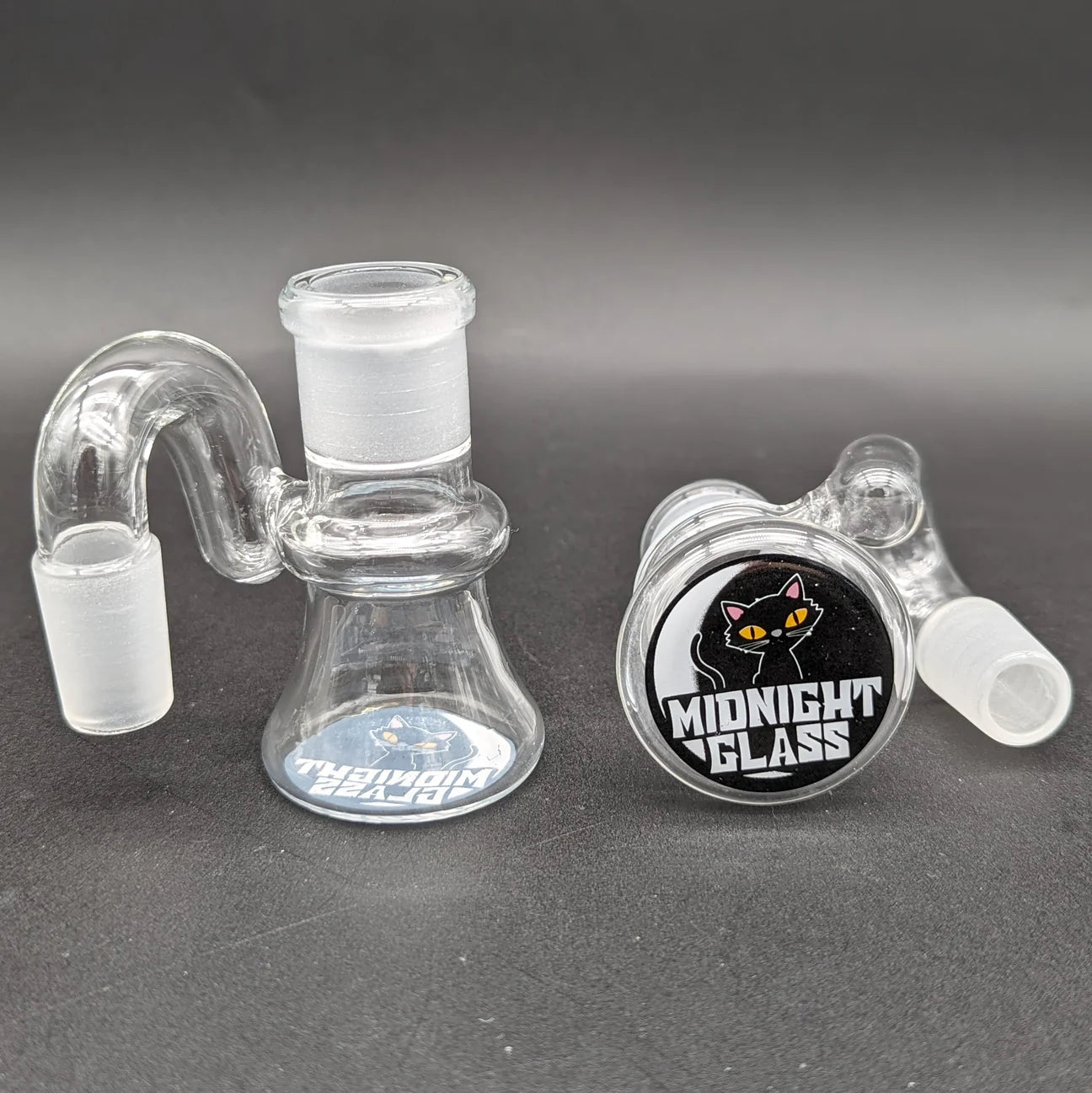 MIDNIGHT GLASS CLEAR DRY ASH CATCHER 18MM