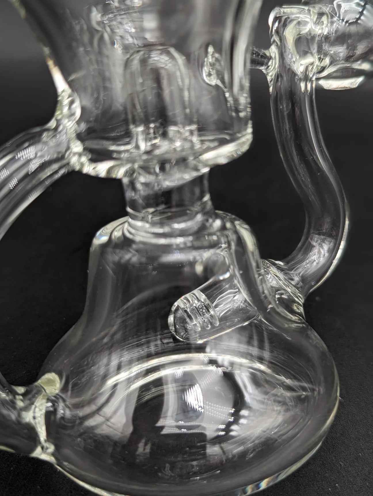 6" DOUBLE SLIT RECYCLER DAB RIG