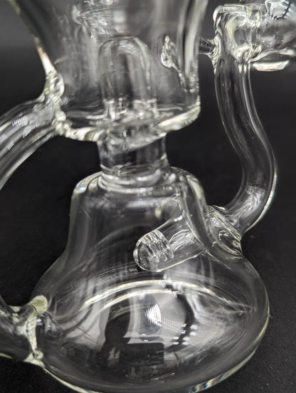 6" DOUBLE SLIT RECYCLER DAB RIG