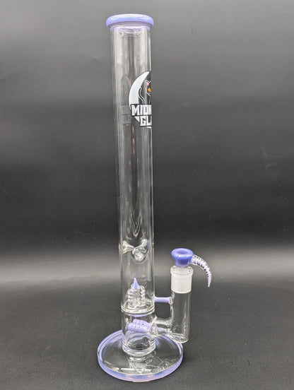 MIDNIGHT GLASS DUAL INLINE + INV3 BONG