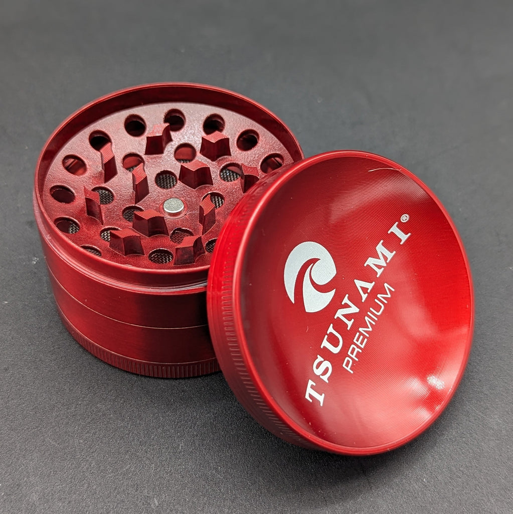 TSUNAMI DRY HERB GRINDER 4 PIECE 63MM
