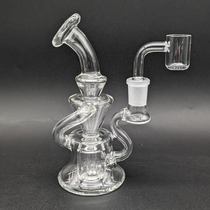 6" MINI MULTI HOLE RECYCLER DAB RIG
