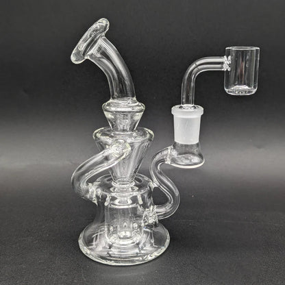 6" MINI MULTI HOLE RECYCLER DAB RIG