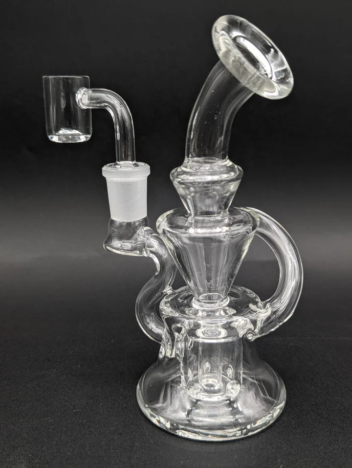 6" MINI MULTI HOLE RECYCLER DAB RIG