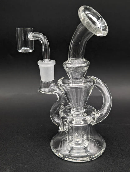 6" MINI MULTI HOLE RECYCLER DAB RIG