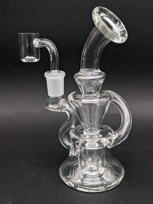 6" MINI MULTI HOLE RECYCLER DAB RIG